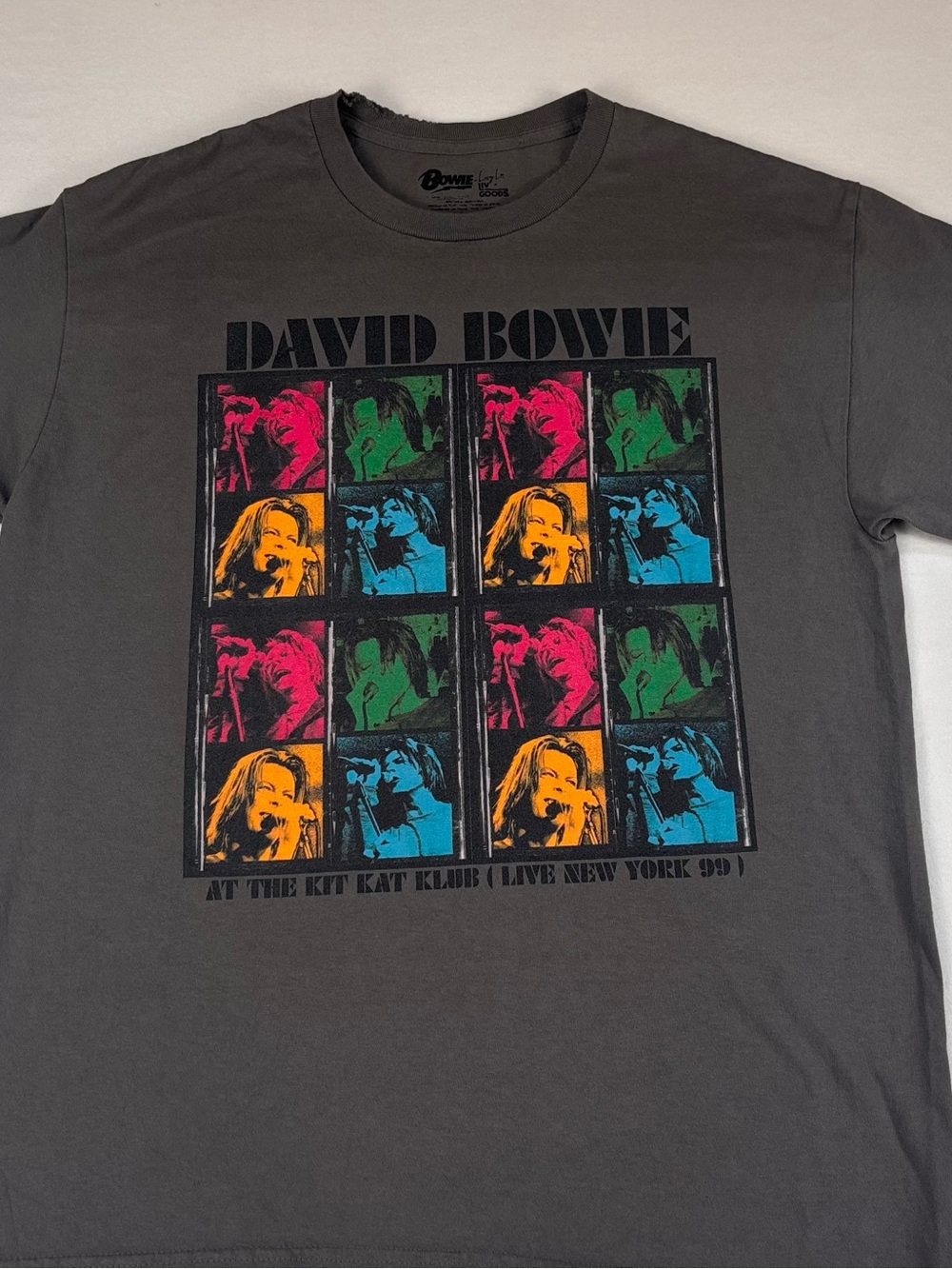 David Bowie At the Kit Kat Club love in New York 99 tee shirt